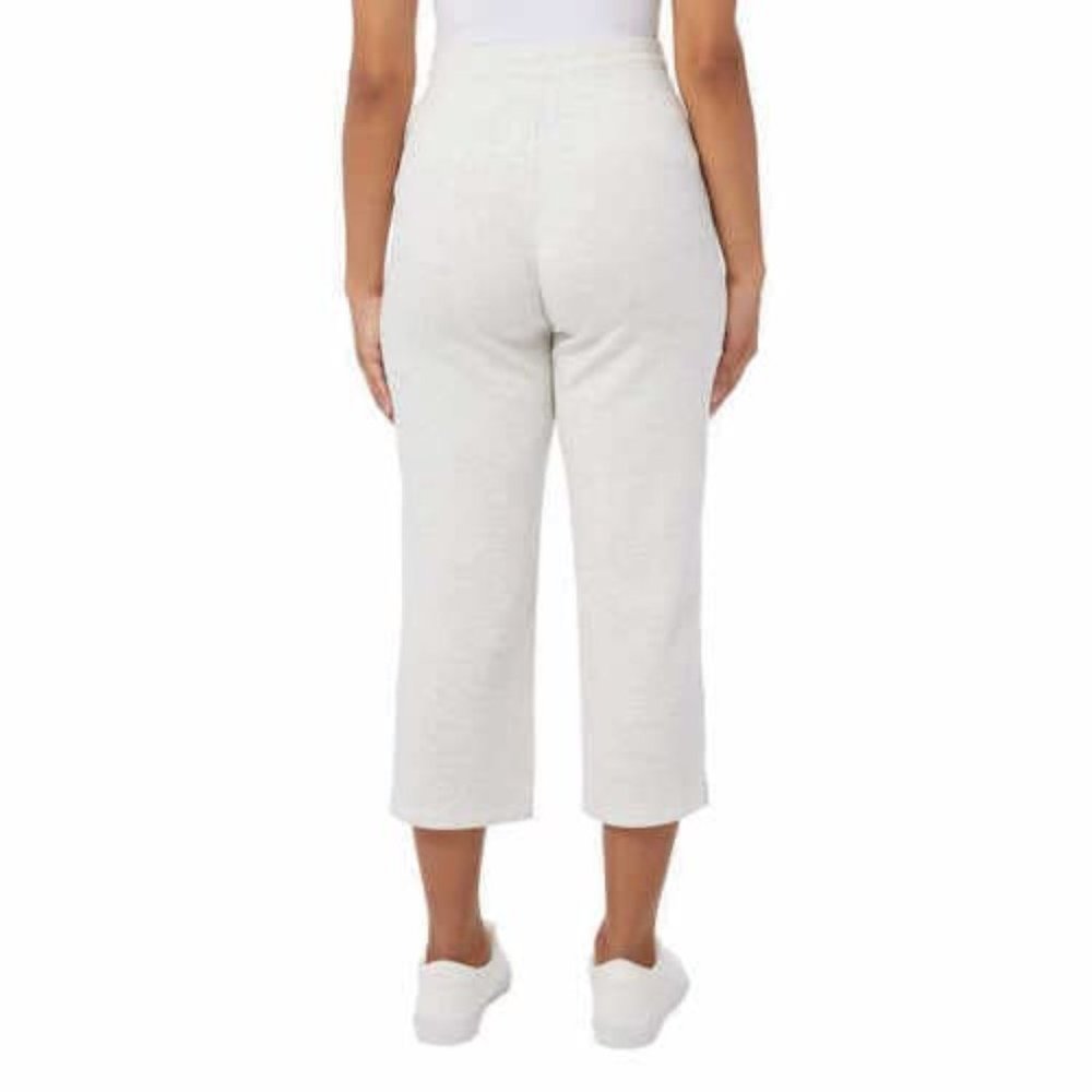 NWT (Defect) 32 DEGREES Women's Side Pocket Jogger White Gray Size XL $50 G318 - Picture 2 of 3
